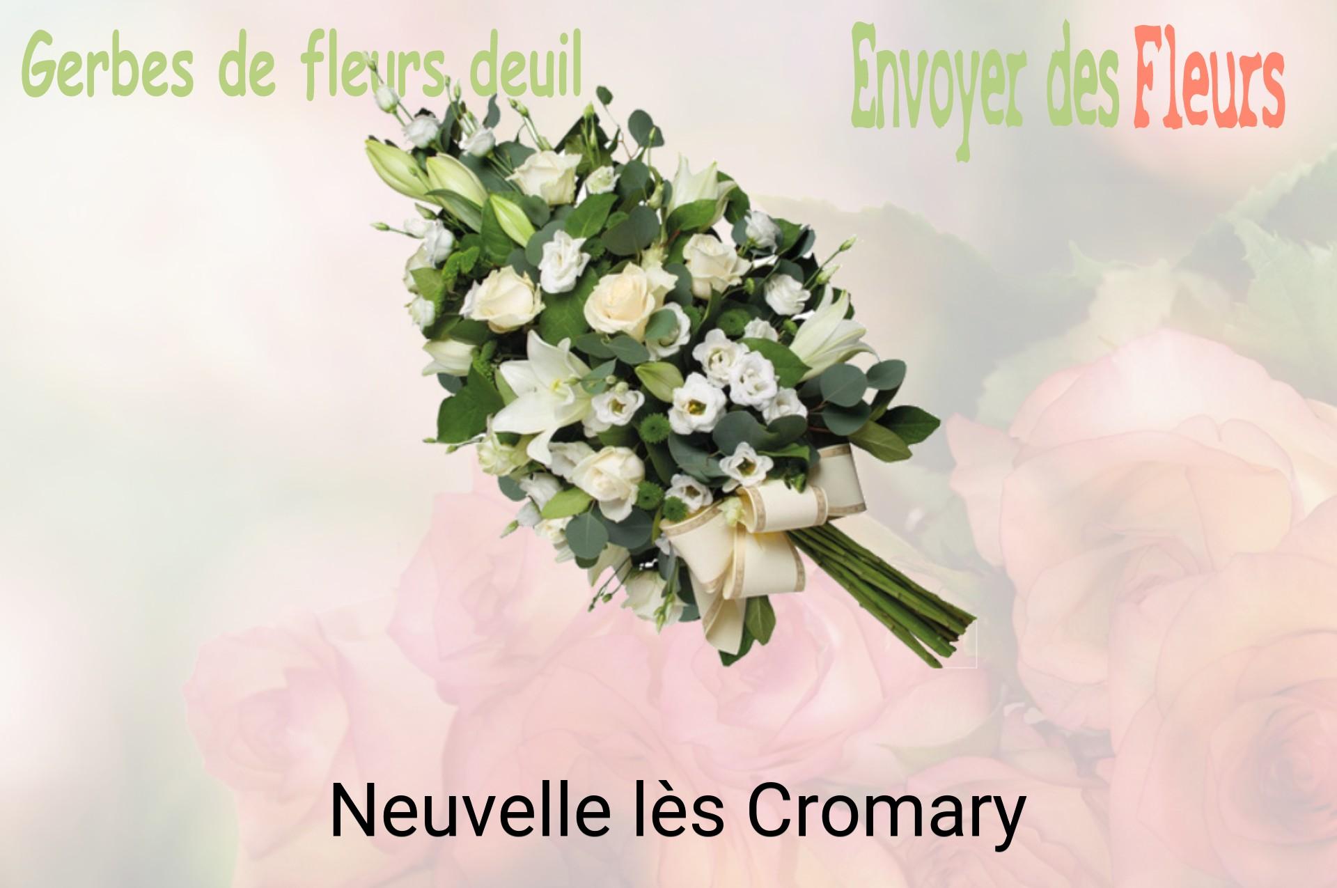Gerbe de fleurs de deuil livrée à Neuvelle-lès-Cromary